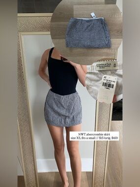 NWT abercrombie skirt size XS